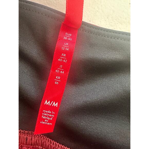 Spanx Faux Leather Ready To Wow Leggings Women Size M Mid Rise Slimming Pull On - Picture 6 of 14